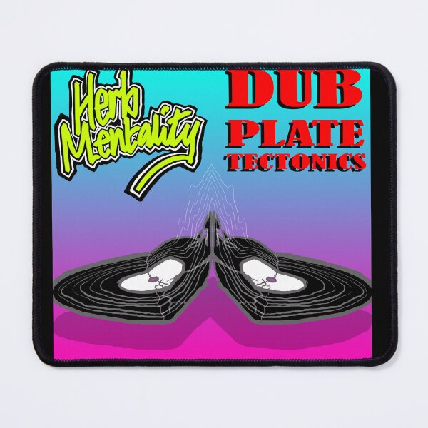 Item preview, Dub Plate Tectonics (black) designed and sold by Herb-Mentality.