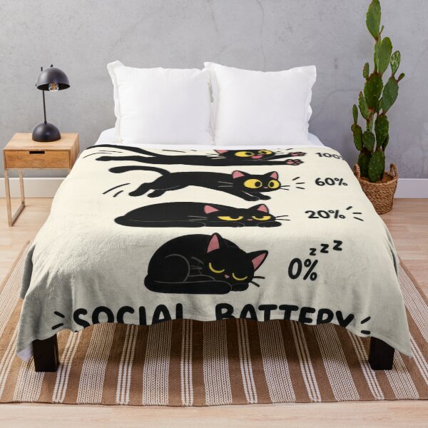 Item preview, Cats showing social energy levels designed and sold by anytka.