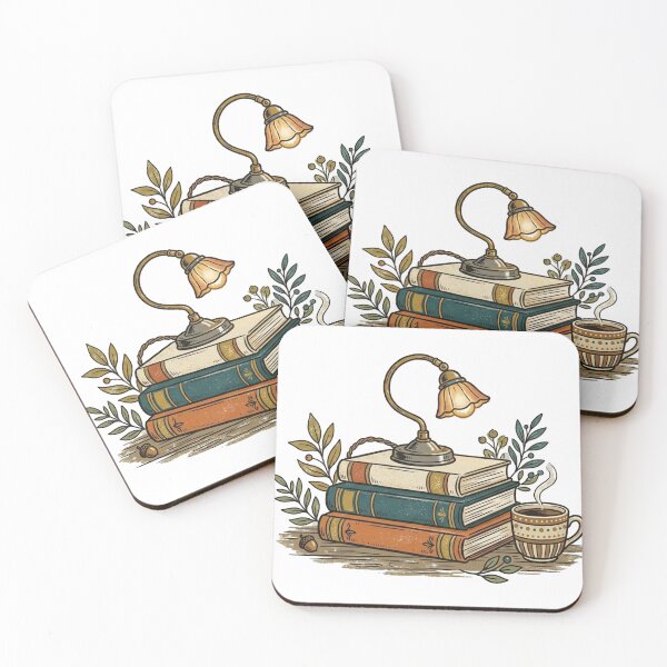 Item preview, Cozy Books Coffee Reading designed and sold by sjnawiti.