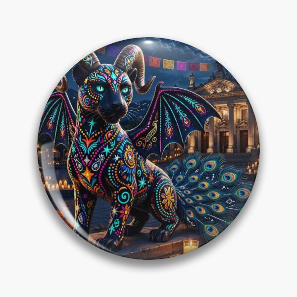 Item preview, Alebrije Día de Muertos Mexico — Creature of the Moon designed and sold by DibujandoPorfa.