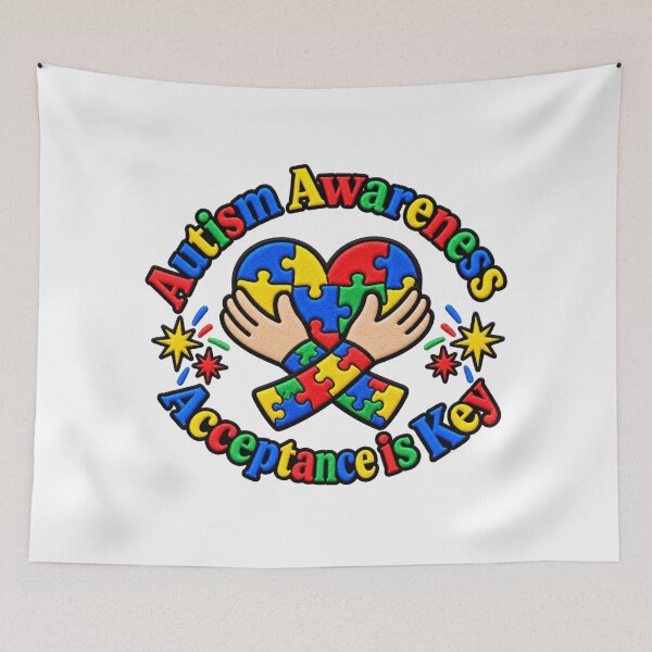 Item preview, Acceptance Is Key Autism Inclusion designed and sold by ArtDesignTp.
