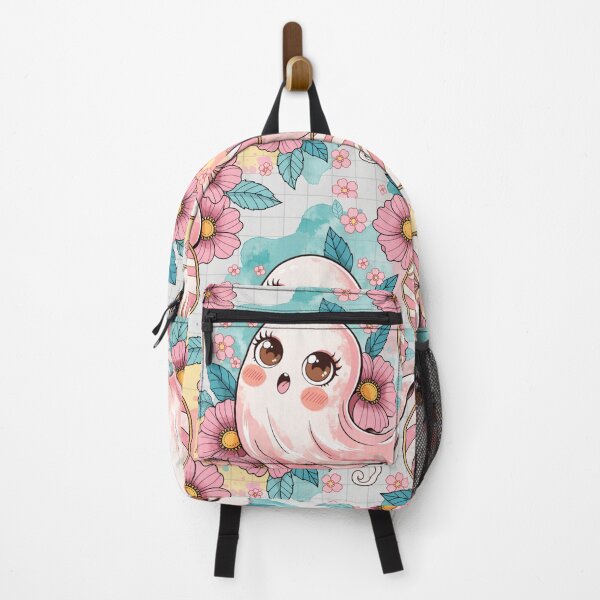 Item preview, Kawaii Ghosts and Peppermint Candy Pattern designed and sold by Camel & Quirk.