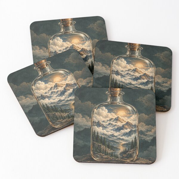 Item preview, Mountains in a Bottle designed and sold by DrizzyV.