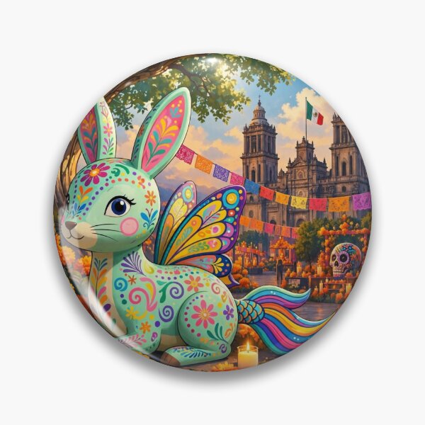 Item preview, Alebrije Día de Muertos Mexico — Wings of Imagination designed and sold by DibujandoPorfa.