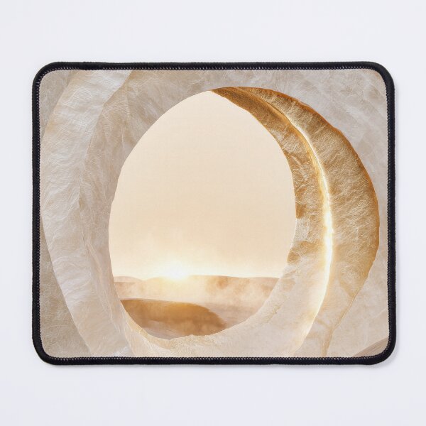 Item preview, Stone Archway Sunrise Minimalist Landscape Art Print designed and sold by MargaretWiktor.