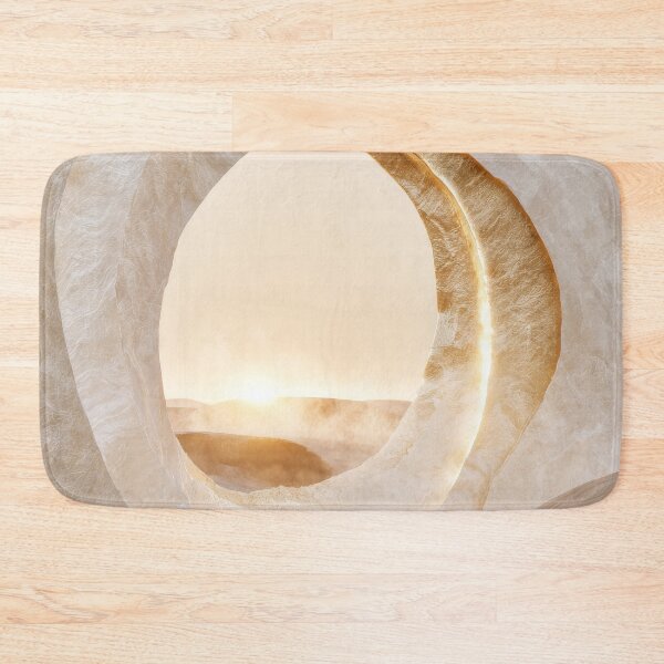 Item preview, Stone Archway Sunrise Minimalist Landscape Art Print designed and sold by MargaretWiktor.