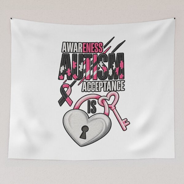 Item preview, Acceptance Is Key Autism Awareness designed and sold by ArtDesignTp.