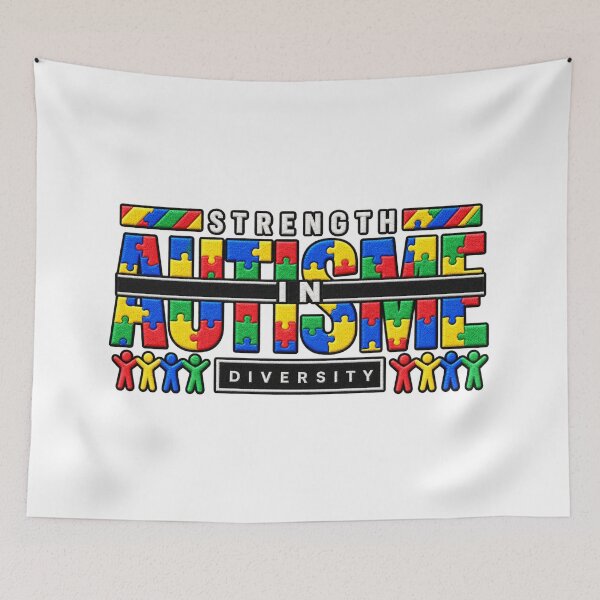 Item preview, Strength In Diversity Autism Awareness designed and sold by ArtDesignTp.