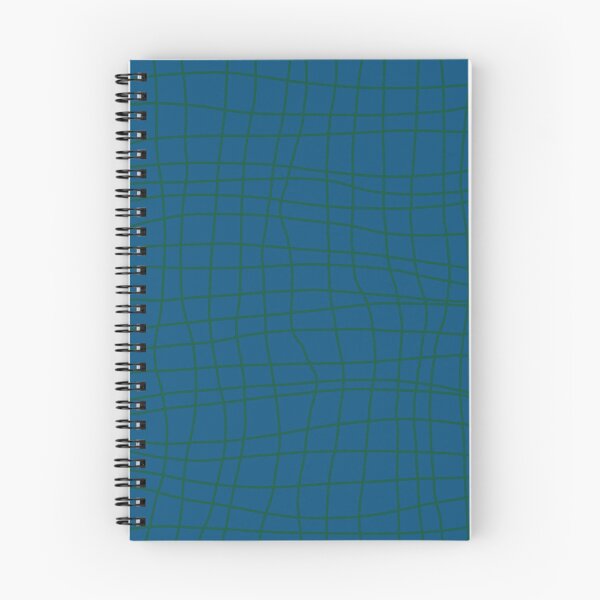 Item preview, Wavy Grid - Dark blue designed and sold by Clumsy People.