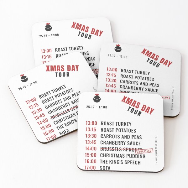 Item preview, Xmas Day Tour: Funny British Christmas Dinner designed and sold by ForgeOvConcepts.