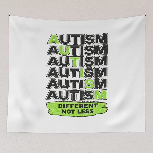 Item preview, Just Different Not Less Autism Acceptance designed and sold by ArtDesignTp.