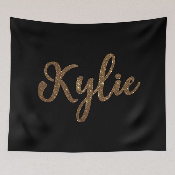 Item preview, Kylie Golden Sparkly Personalised Name Design designed and sold by CamilasPrints.