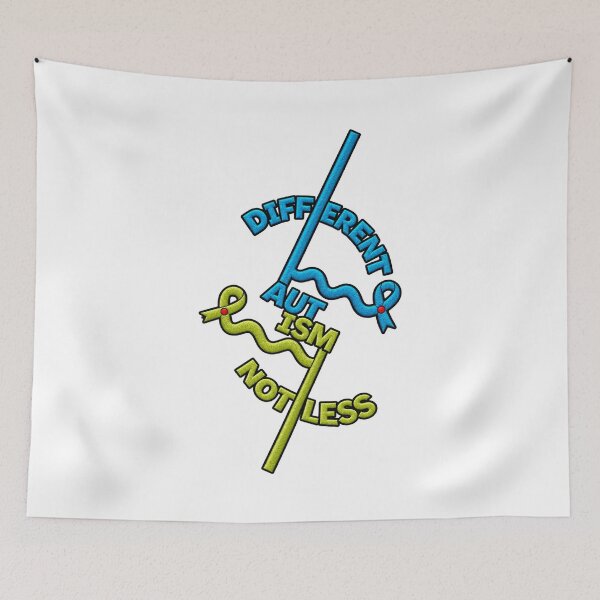 Item preview, Just Different Not Less Autism Awareness designed and sold by ArtDesignTp.