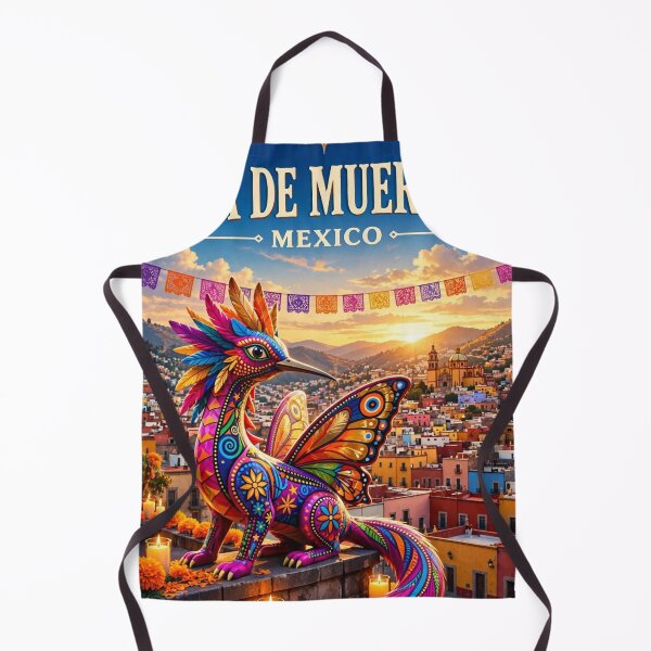 Item preview, Alebrije Día de Muertos Mexico — Moonlit Guardian Día de Muertos Mexico — Wings of Imagination designed and sold by DibujandoPorfa.