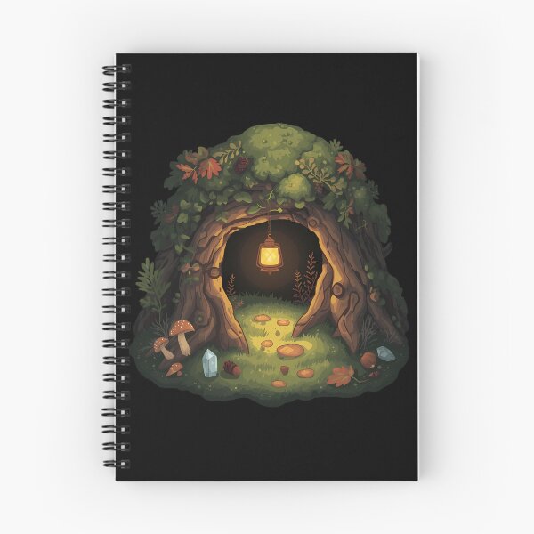 Item preview, Enchanted Forest Burrow Den Dark Cottagecore Goblincore Autumn designed and sold by Youram.