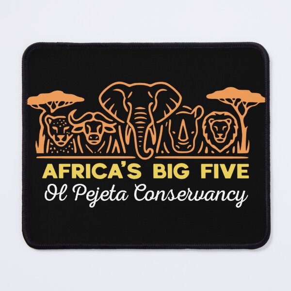 Item preview, Africa Big Five Elephant Rhino Lion Buffalo Leopard designed and sold by d247.