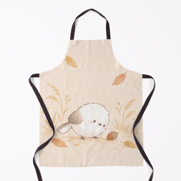 Item preview, Shima Enaga Snow Fairy Bird Discovering an Autumn Acorn designed and sold by AshiraCreations.