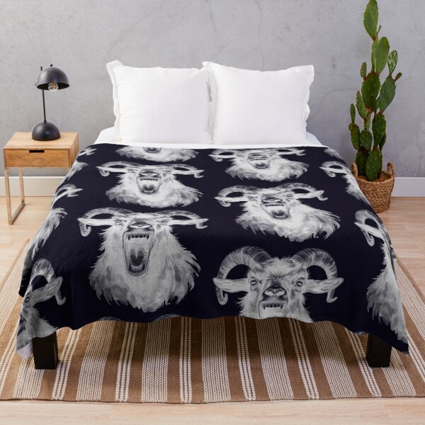 Item preview, Aries shows teeth, negative effect white designed and sold by LiskoDesign.