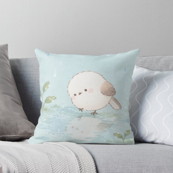 Item preview, Shima Enaga Snow Fairy Bird Watching Rainy Puddle Ripples designed and sold by AshiraCreations.