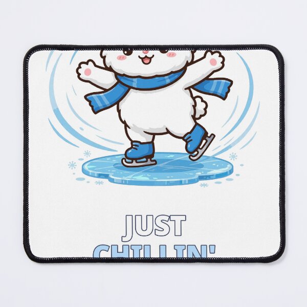 Item preview, Just Chillin Ice Skating Bunny Winter designed and sold by ThreeFlyingAces.