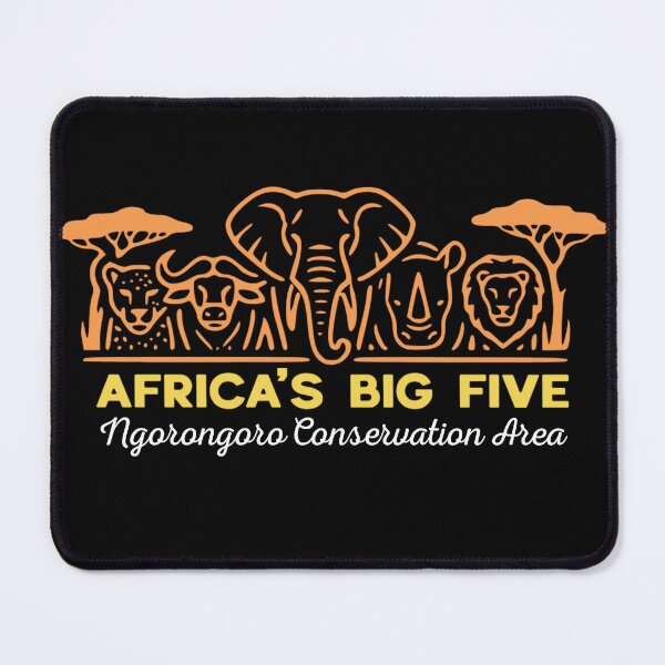 Item preview, Africa's Big Five Ngorongoro Safari Wildlife designed and sold by d247.