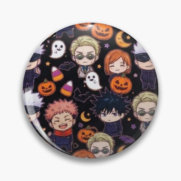 Item preview, Cute Jujutsu Kaisen Halloween Chibi Pattern designed and sold by Pencil .