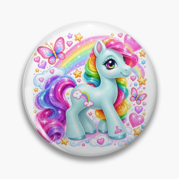 Item preview, Fanart of kawaii little rainbow pony  designed and sold by LLSwiss.