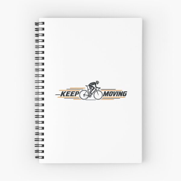 Item preview, Keep Moving T-Shirt – Minimalist Bicycle Cycling Motivation Design designed and sold by hasii-store.