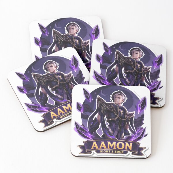 Item preview, Aamon Nights Edge Name Banner Showcase Sticker - Mobile Legends Fan Art designed and sold by Lesley D.