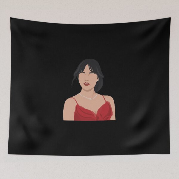 Item preview, Jenna Ortega Lineless Illustration designed and sold by dsxclothing.
