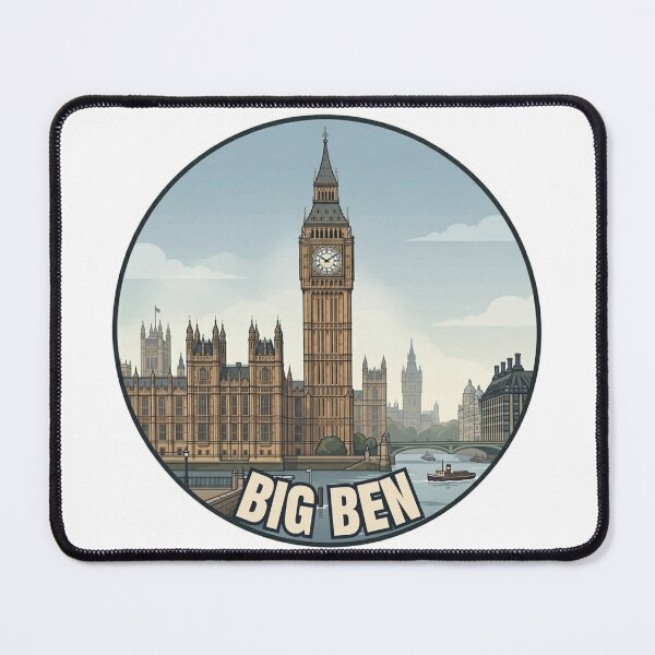 Item preview, Big Ben Travel Badge – London England Vintage Souvenir designed and sold by DesignMaxa.