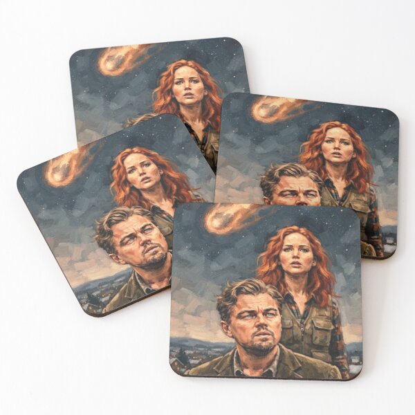 Item preview, Don't Look Up Sci-Fi Satire Fine Art Tribute designed and sold by Art's Diner.