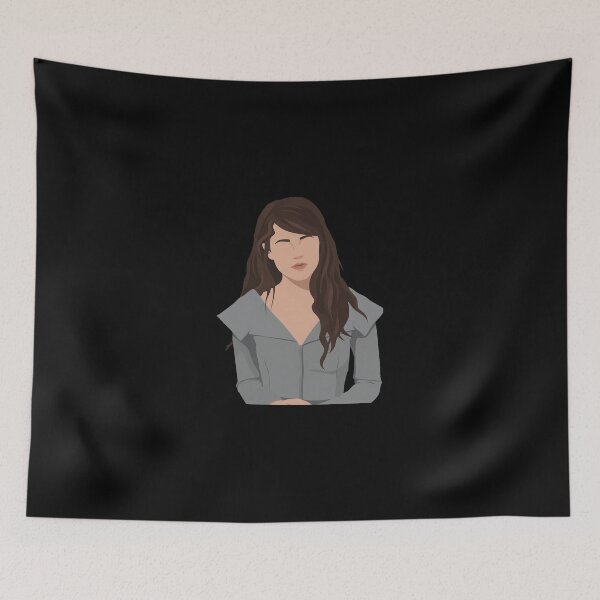 Item preview, Jenna Ortega Lineless Illustration designed and sold by dsxclothing.