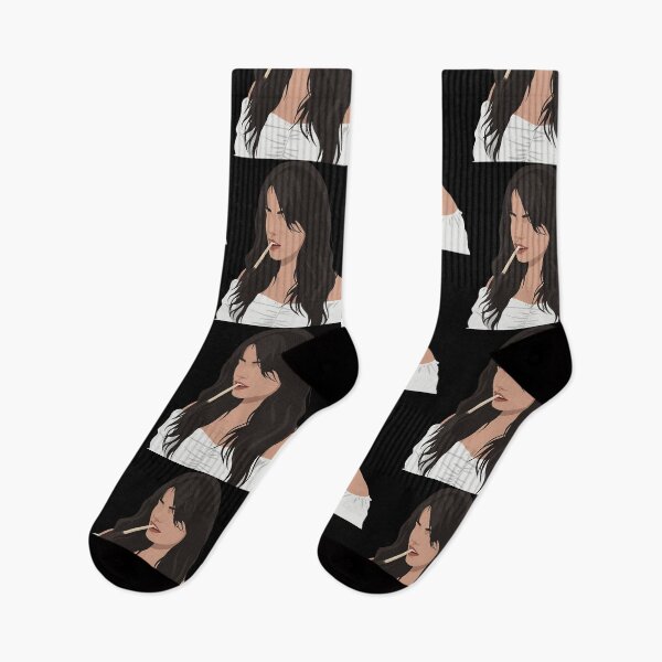 Artikelvorschau, Jenna Ortega Linienlose Illustration entworfen und verkauft von dsxclothing.
