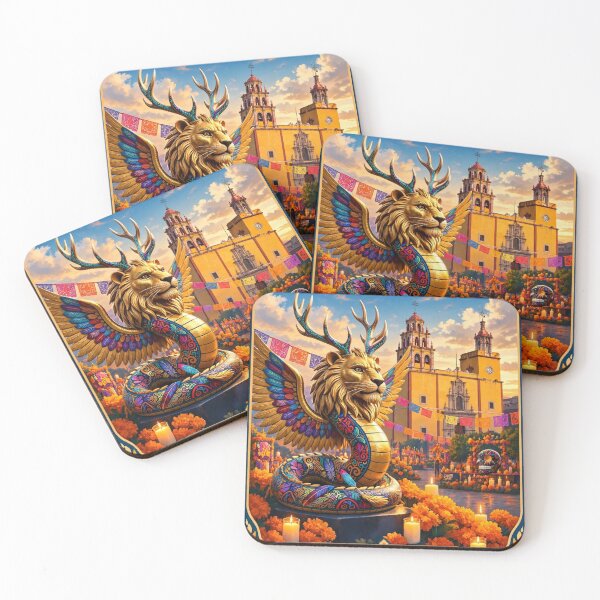 Item preview, Alebrije Día de Muertos Mexico — The Golden Dream designed and sold by DibujandoPorfa.