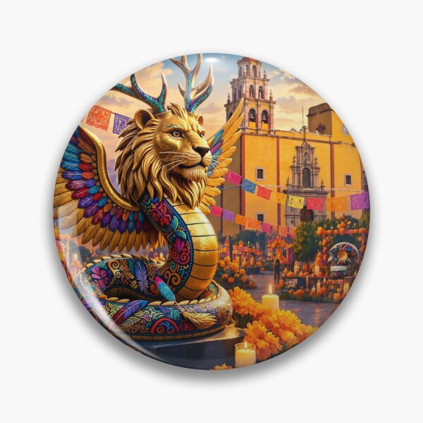 Item preview, Alebrije Día de Muertos Mexico — The Golden Dream designed and sold by DibujandoPorfa.