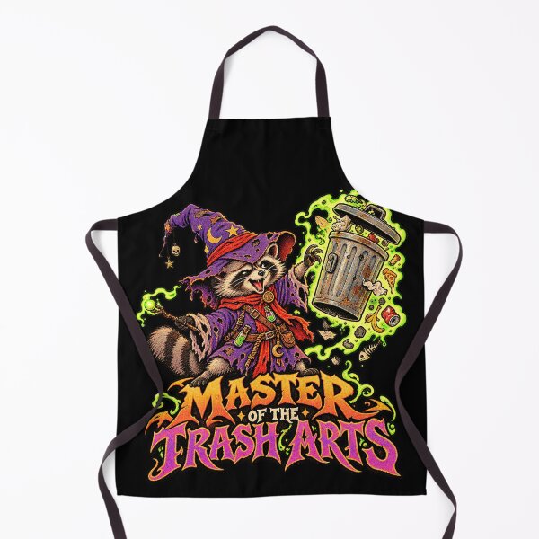 Item preview, Master of the Trash Arts Raccoon Wizard designed and sold by Pandaburba.