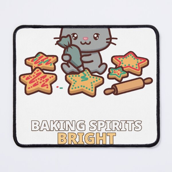 Artikelvorschau, Baking Spirits Bright Christmas Cookies Mouse entworfen und verkauft von ThreeFlyingAces.