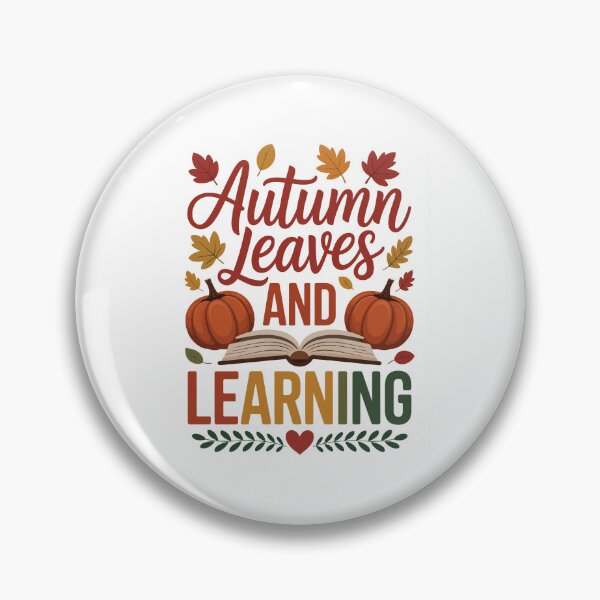 Item preview, Autumn Leaves And Learning – Fall Teacher Book Lover Art designed and sold by jkrphoto.