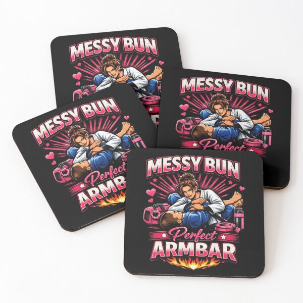 Item preview, Messy Bun, Perfect Armbar (Graphic) designed and sold by DixieGirlStudio.
