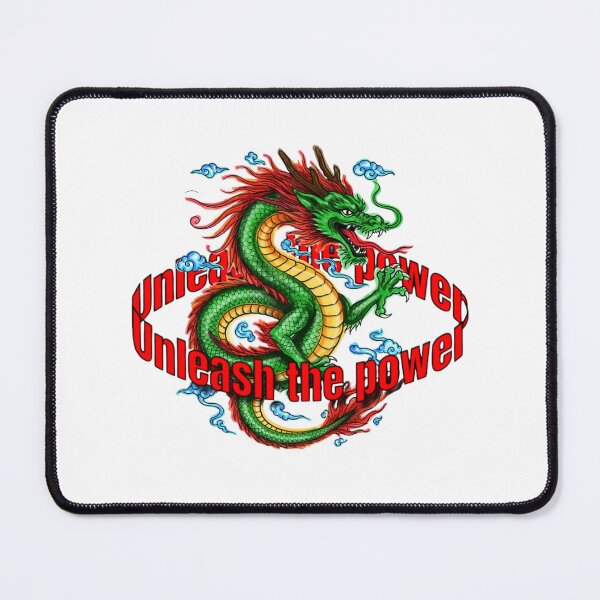Item preview, UNLEASH THE POWER Green Chinese Dragon design tee | Asian core with colored dragon oversized unisex designed and sold by Giobb-Artwork.
