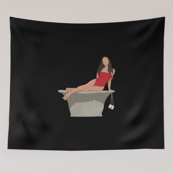 Item preview, Jenna Ortega Lineless Illustration designed and sold by dsxclothing.