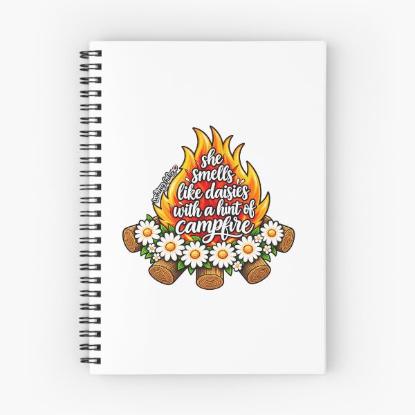 Artikelvorschau, Lagerfeuer und Gänseblümchen entworfen und verkauft von Whiny Hiker.