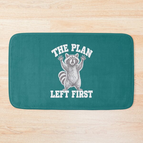 Item preview, The Plan Left First Raccoon – Funny Vintage Engraving designed and sold by LuveraxArt.