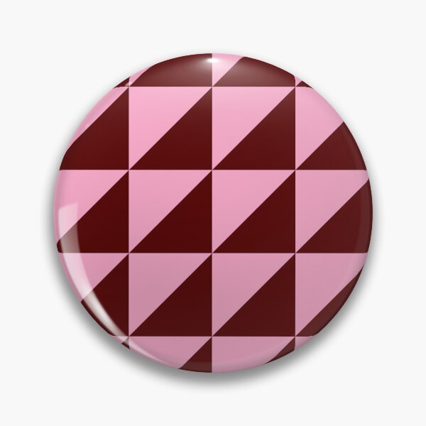 Item preview, Pink and Dark Red Geometric Grid in Triangles designed and sold by OneThreeSix.
