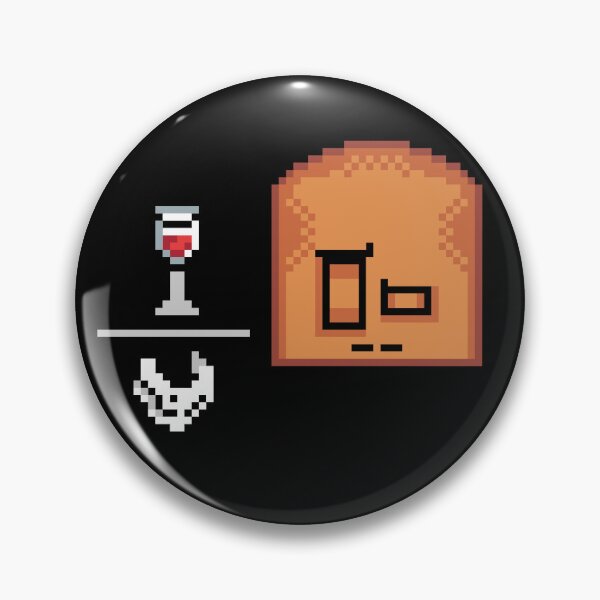Item preview, Zombie Toast Waiter - Funny Pixel Art Bread Spooky Servant designed and sold by RetroRlx.