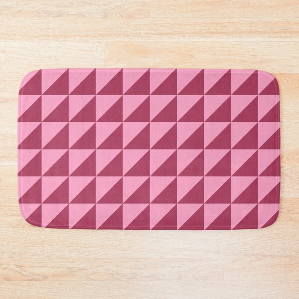 Item preview, Light and Dark Pink Geometric Grid in Triangles designed and sold by OneThreeSix.