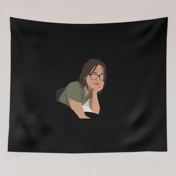Item preview, Jenna Ortega Lineless Illustration designed and sold by dsxclothing.