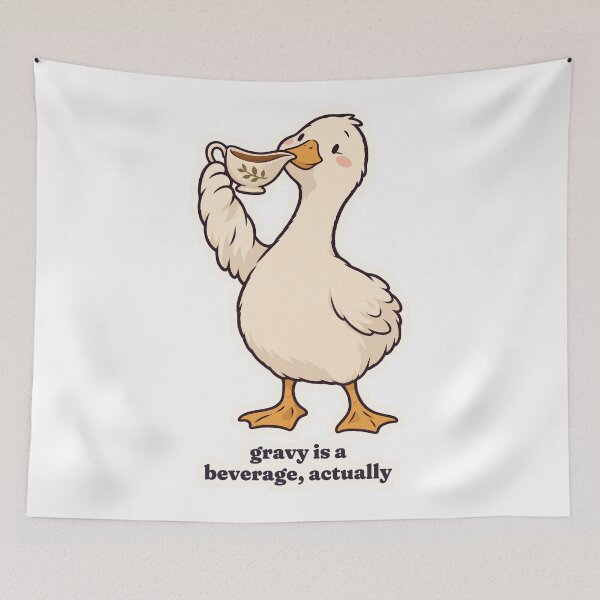 Item preview, Silly Goose Gravy Is a Beverage Thanksgiving designed and sold by OuqCreations.