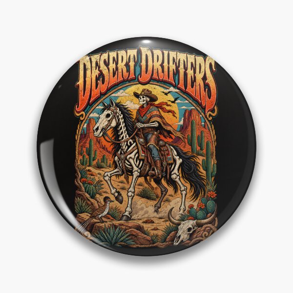 Item preview, Desert Drifters – Skeleton Cowboy and Horse designed and sold by AwesomeBeyondLimits.